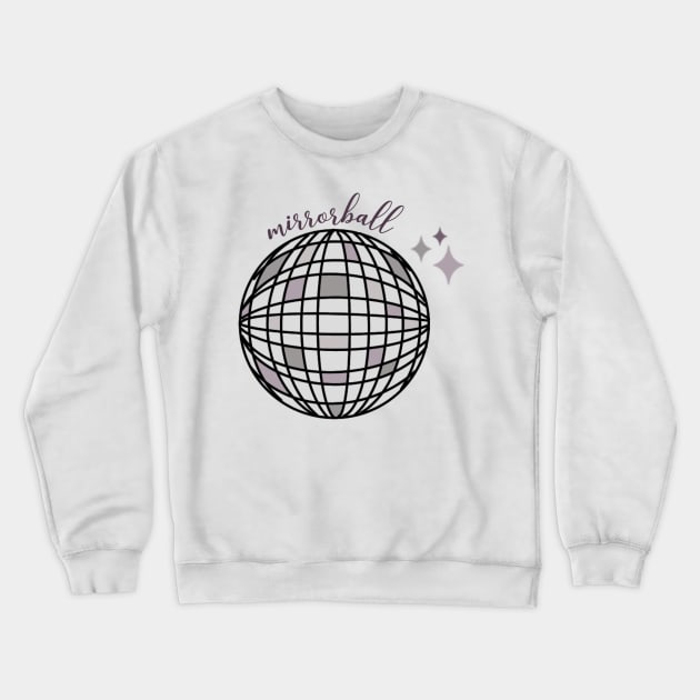 Taylor swift mirrorball Crewneck Sweatshirt by emmamarlene